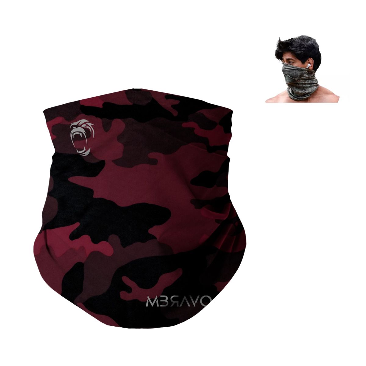 GENERICO - CUELLERA BANDANA TUBULAR DEPORTIVA ANTIALERGICA DANGER