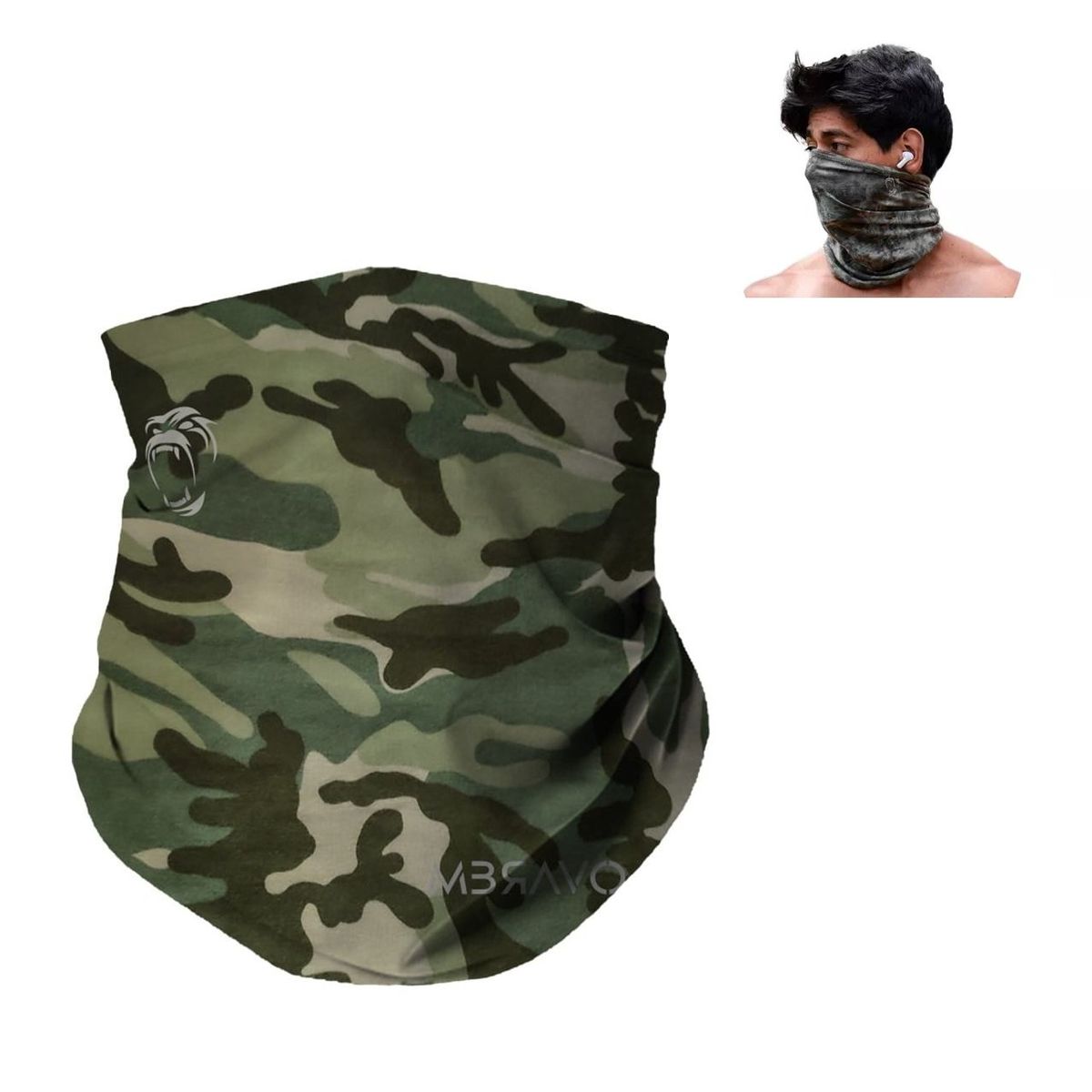 GENERICO - CUELLERA BANDANA TUBULAR DEPORTIVA ANTIALERGICA SNAKE