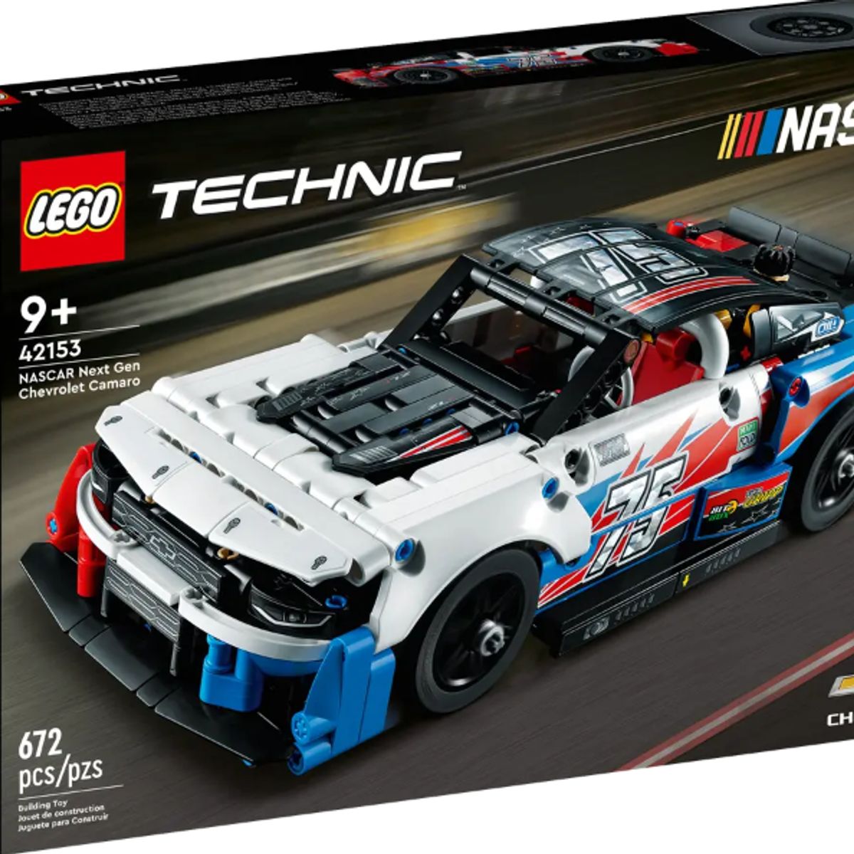 LEGO - Carro LEGO 42153 NASCAR® Next Gen Chevrolet Camaro ZL1