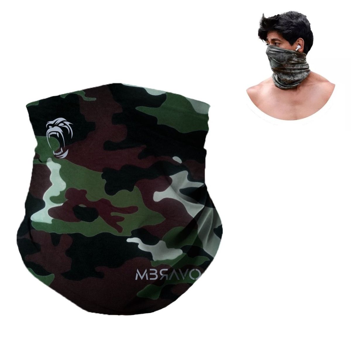 GENERICO - CUELLERA BANDANA TUBULAR DEPORTIVA ANTIALERGICA RANGER