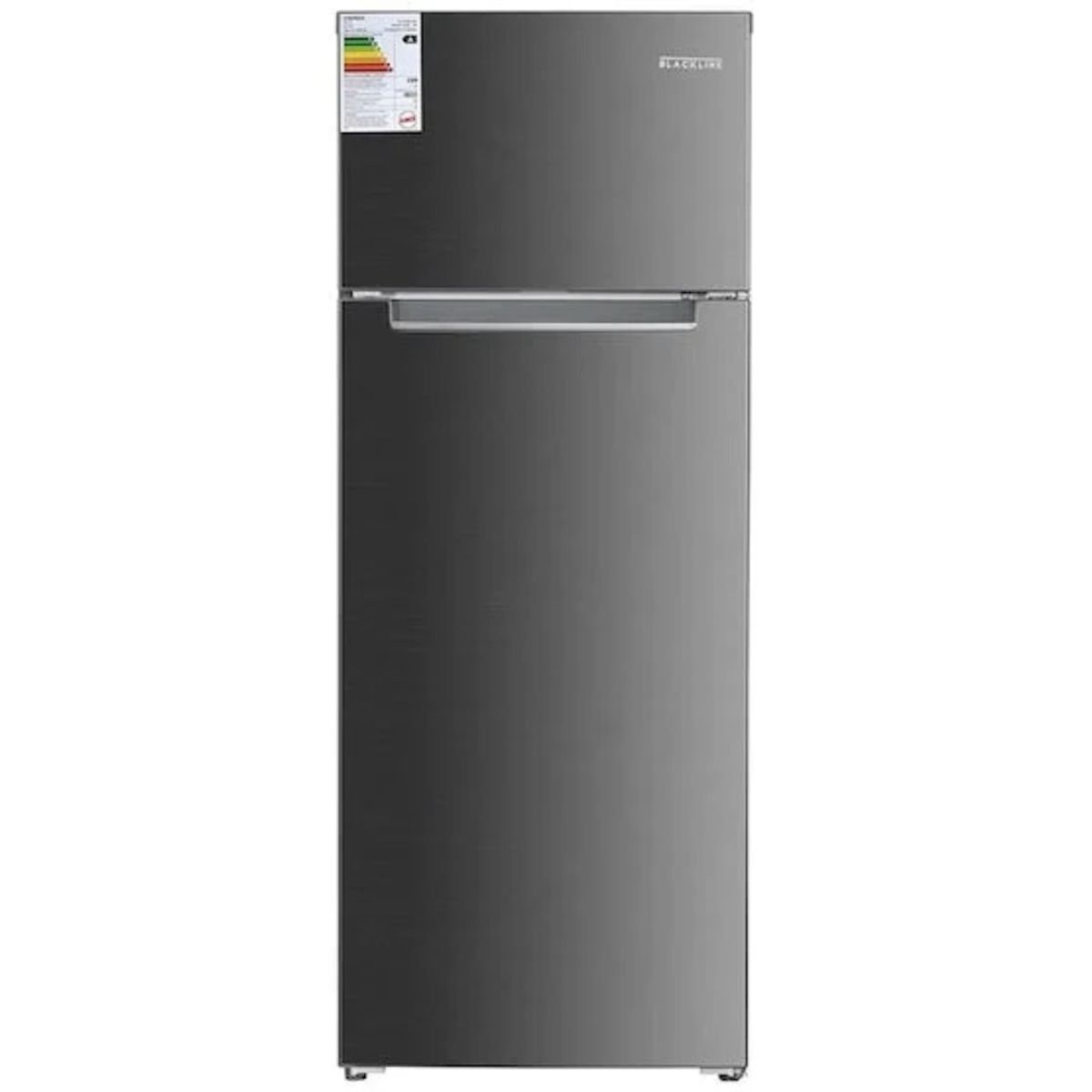 BLACKLINE - REFRIGERADORA BLACKLINE 205 LITROS 2 PUERTAS FROST 2PN - INOX - PLATEADO