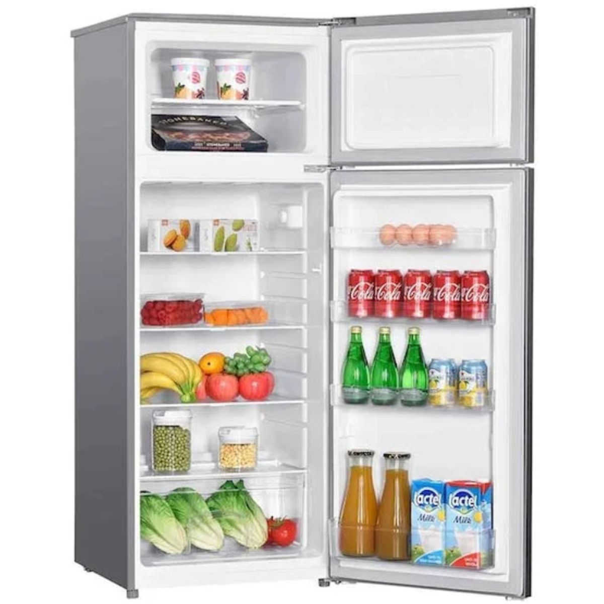 BLACKLINE - REFRIGERADORA BLACKLINE 205 LITROS 2 PUERTAS FROST 2PN - INOX - PLATEADO
