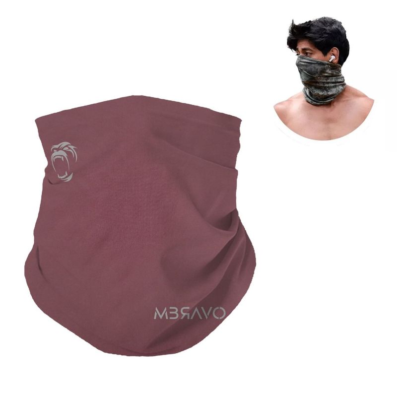 GENERICO - CUELLERA BANDANA TUBULAR DEPORTIVA ANTIALERGICA PALO ROSA