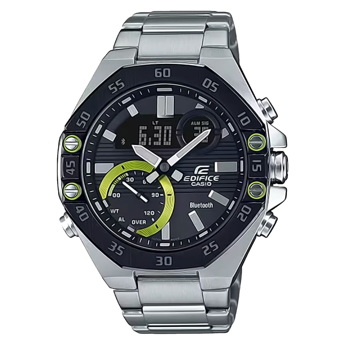 EDIFICE - Reloj Casio Edifice Acero Plateado ECB-10DB-1A EDF-9_.
