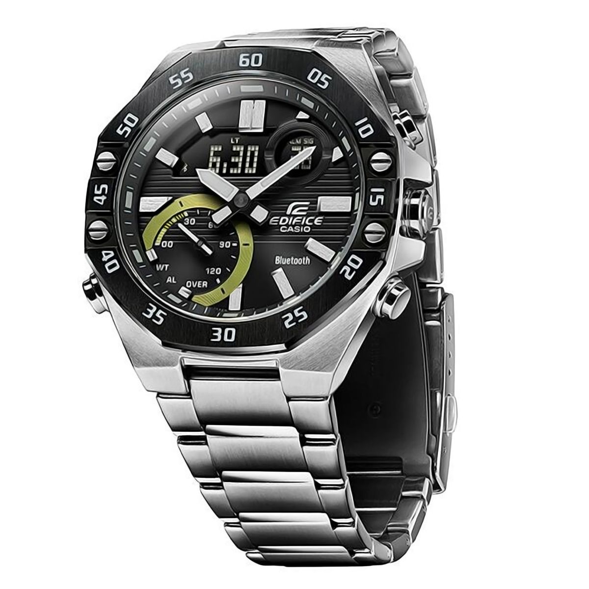 EDIFICE - Reloj Casio Edifice Acero Plateado ECB-10DB-1A EDF-9_.
