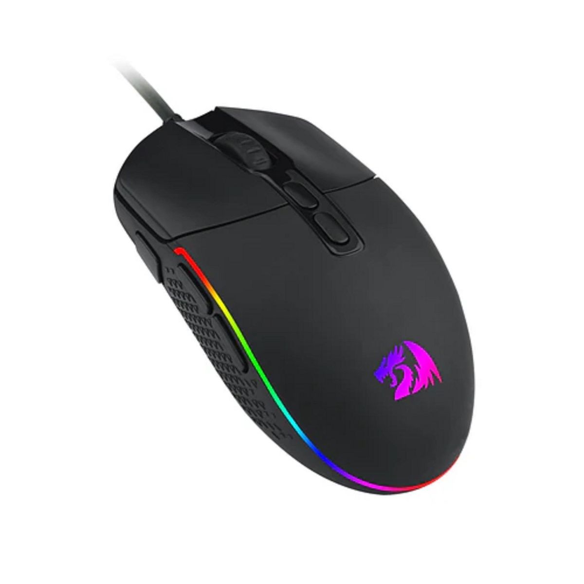 REDRAGON - Mouse Gamer Redragon Invader M719-RGB negro DPI 10000