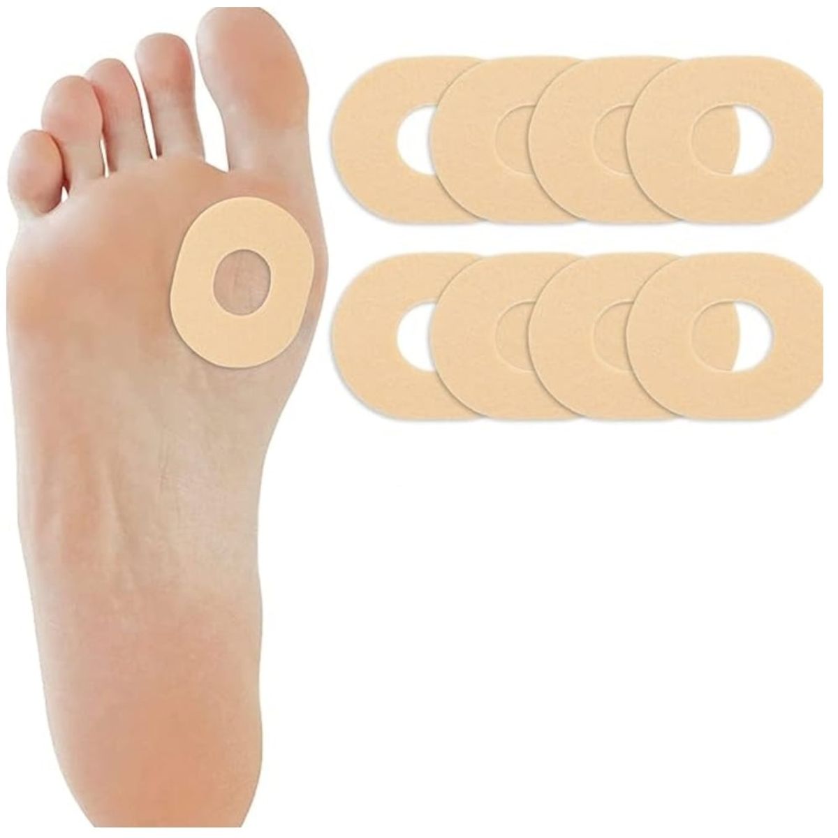 GENERICO - Almohadilla adhesiva  protector para callao juanetes Espuma