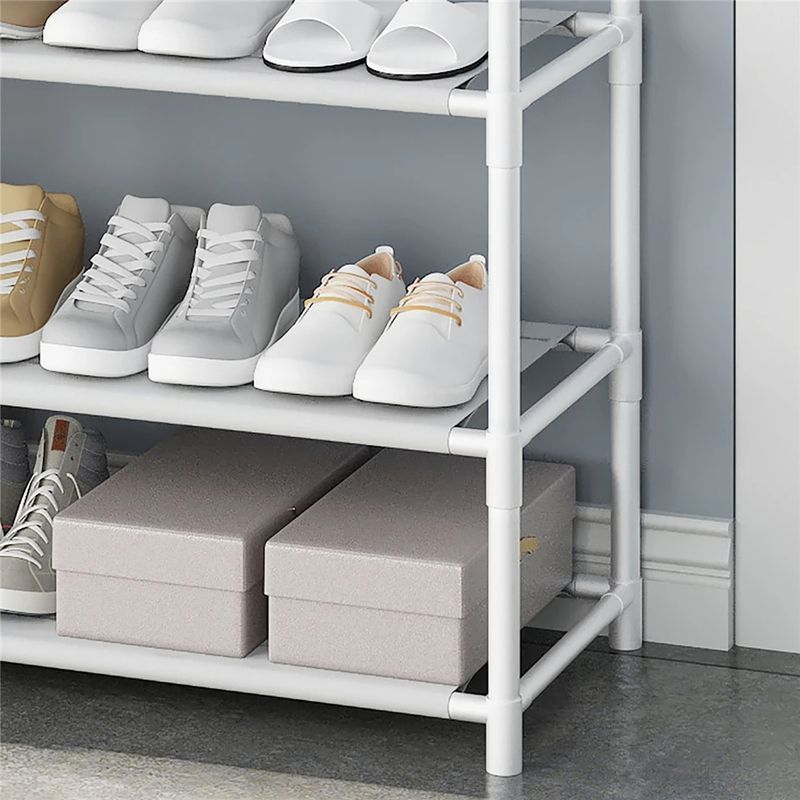 GENERICO - Organizador Estante 5 Niveles Blanco Ropa Zapatos Sombreros Genieka