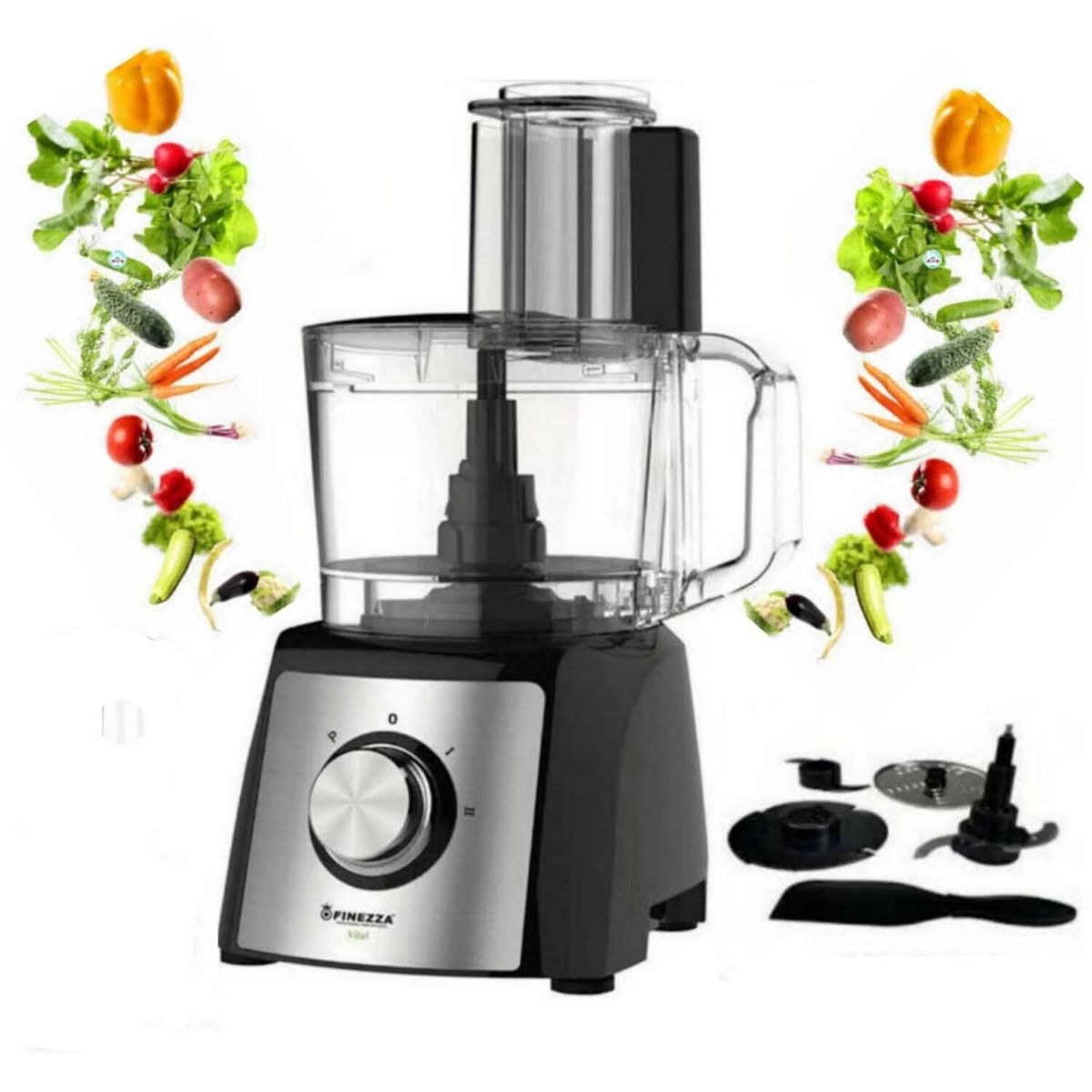 FINEZZA - Procesador de Alimentos Finezza FZ-6120PR 1200W