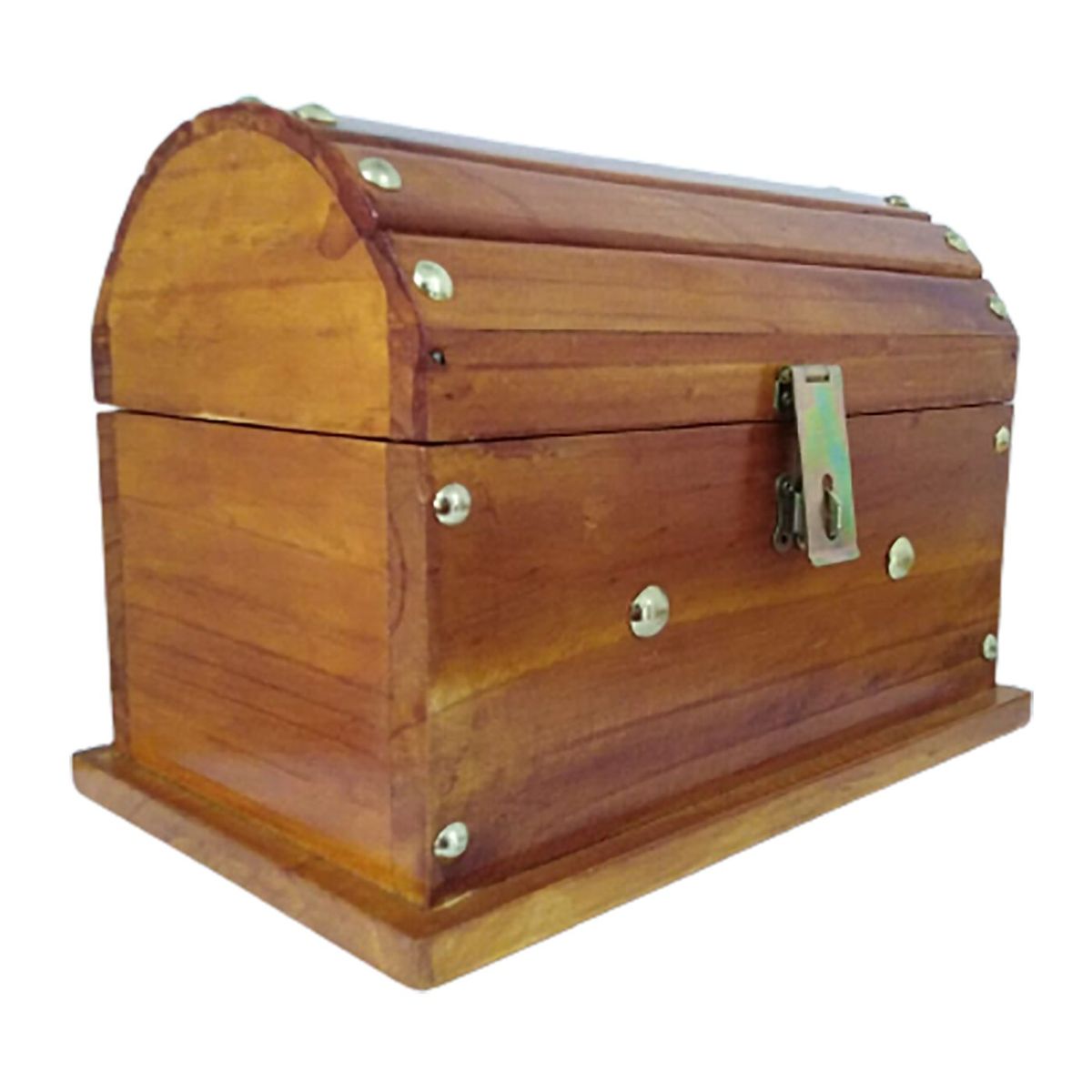 GENERICO - Baul Cofre Joyero decorativo en madera pino natural