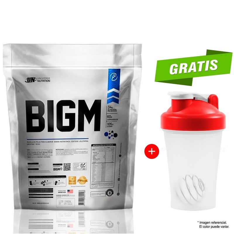 UNIVERSE NUTRITION - Bigm 3000 Gr / 3 Kg - Un Vainilla + SHAKER