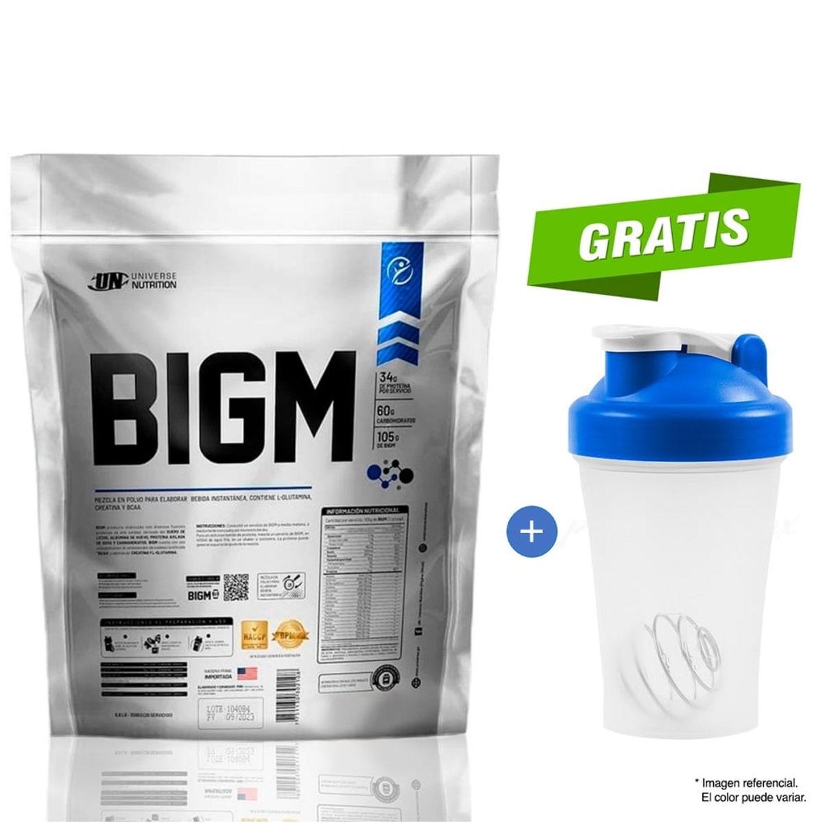 UNIVERSE NUTRITION - Proteína Universe Nutrition Bigm 3 kg Chocolate + Shaker