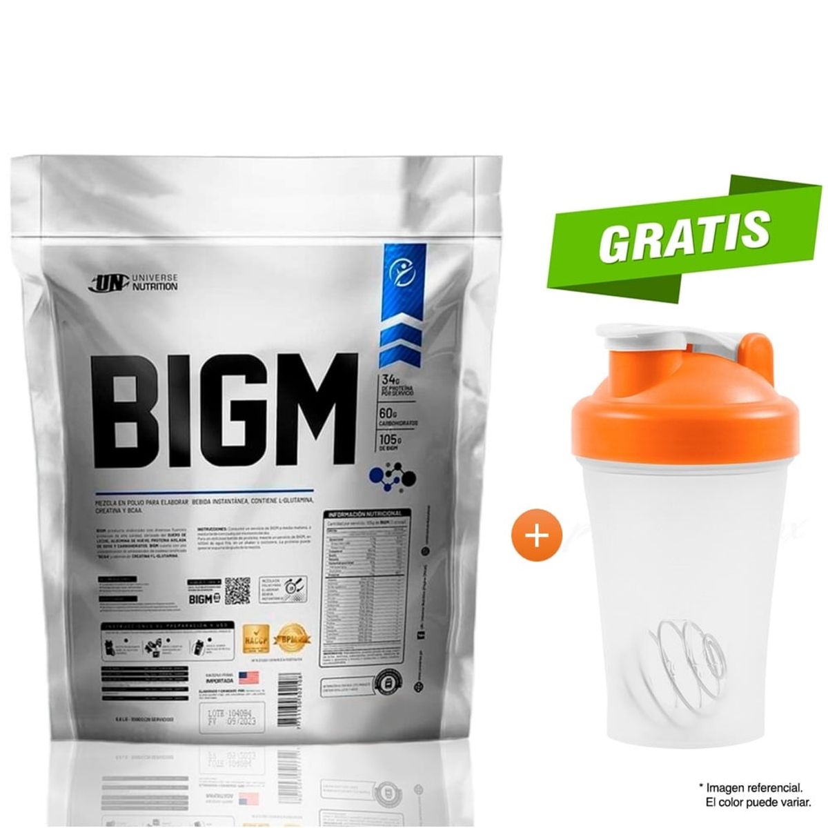 Universe Nutrition - Proteína Suero de Leche Bigm 3kg Cookies and Cream