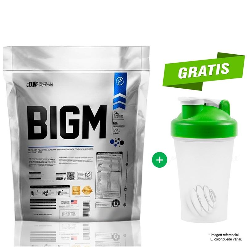 UNIVERSE NUTRITION - Bigm 3000 Gr / 3 Kg - Un Cookies + SHAKER