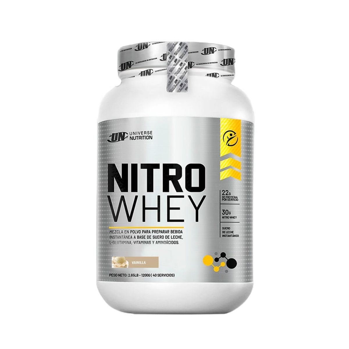 Universe Nutrition - Nitro Whey Universe Nutrition 1.1 Kg Vainilla Proteina Suero De Leche