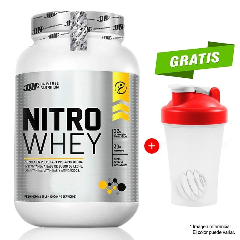 UNIVERSE NUTRITION - Proteina Suero De Leche Nitro Whey UN 1.1 Kg Cookies and Cream