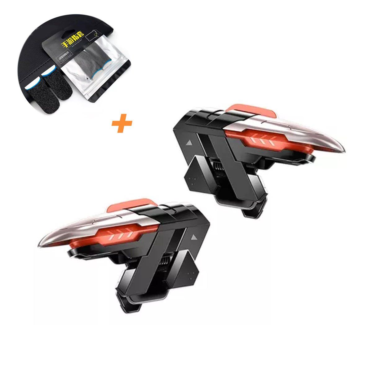 MEMO - Gatillos Gamer Para Celular L1 R1 Electromagneticos Dual AK06 MEMO