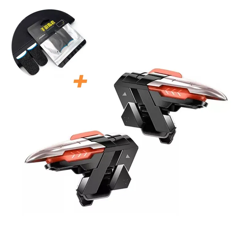 MEMO - Gatillos Gamer Para Celular L1 R1 Electromagneticos Dual AK06 MEMO