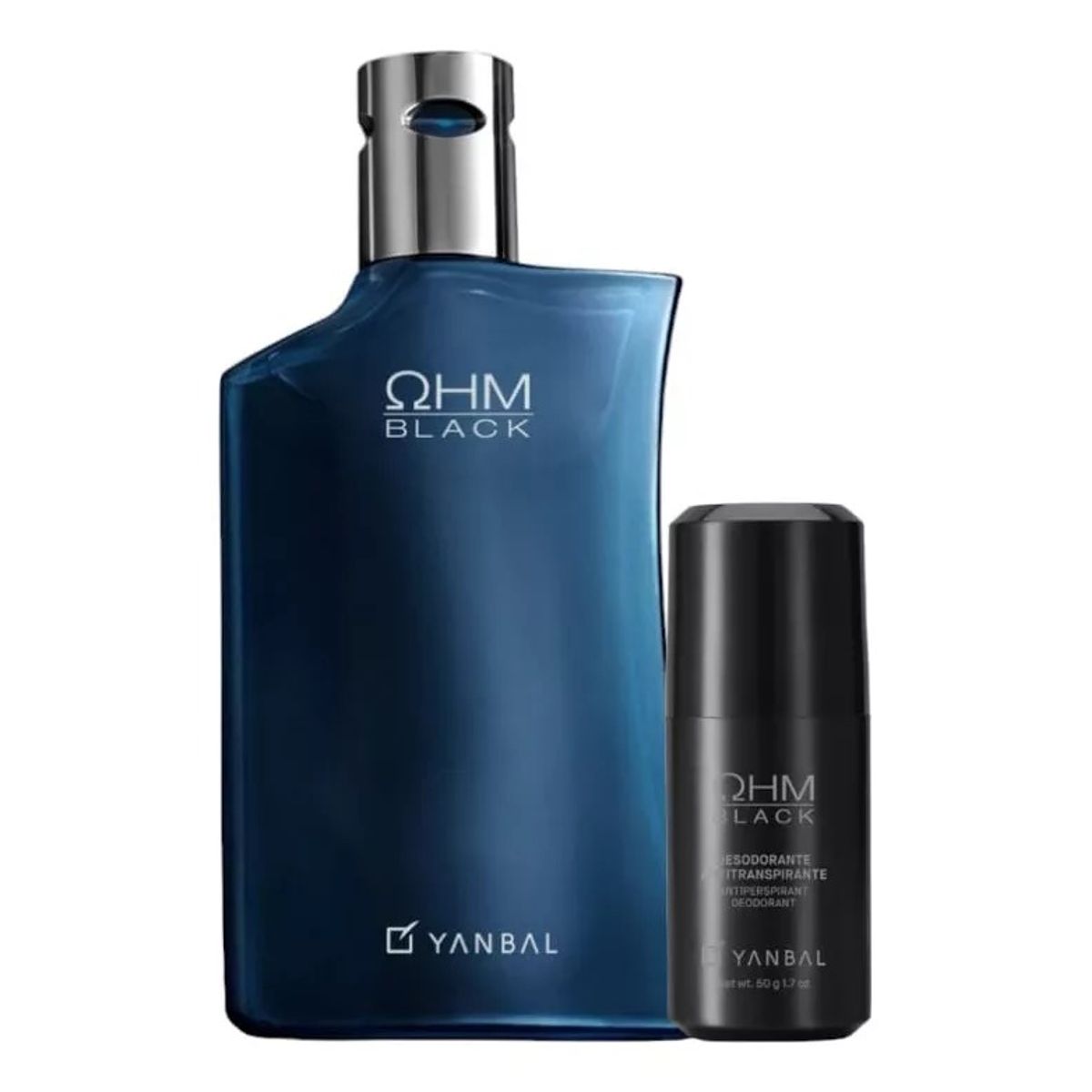 YANBAL - Ohm Black Perfume de Hombre con Desodorante