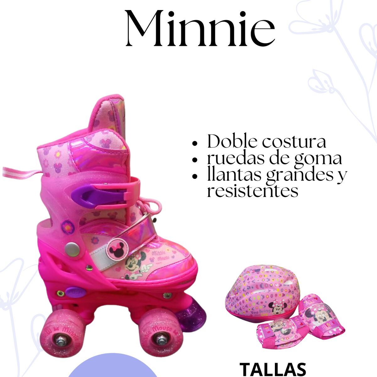 OKA - PATIN 4 RUEDAS MINNIE HIPOINT S