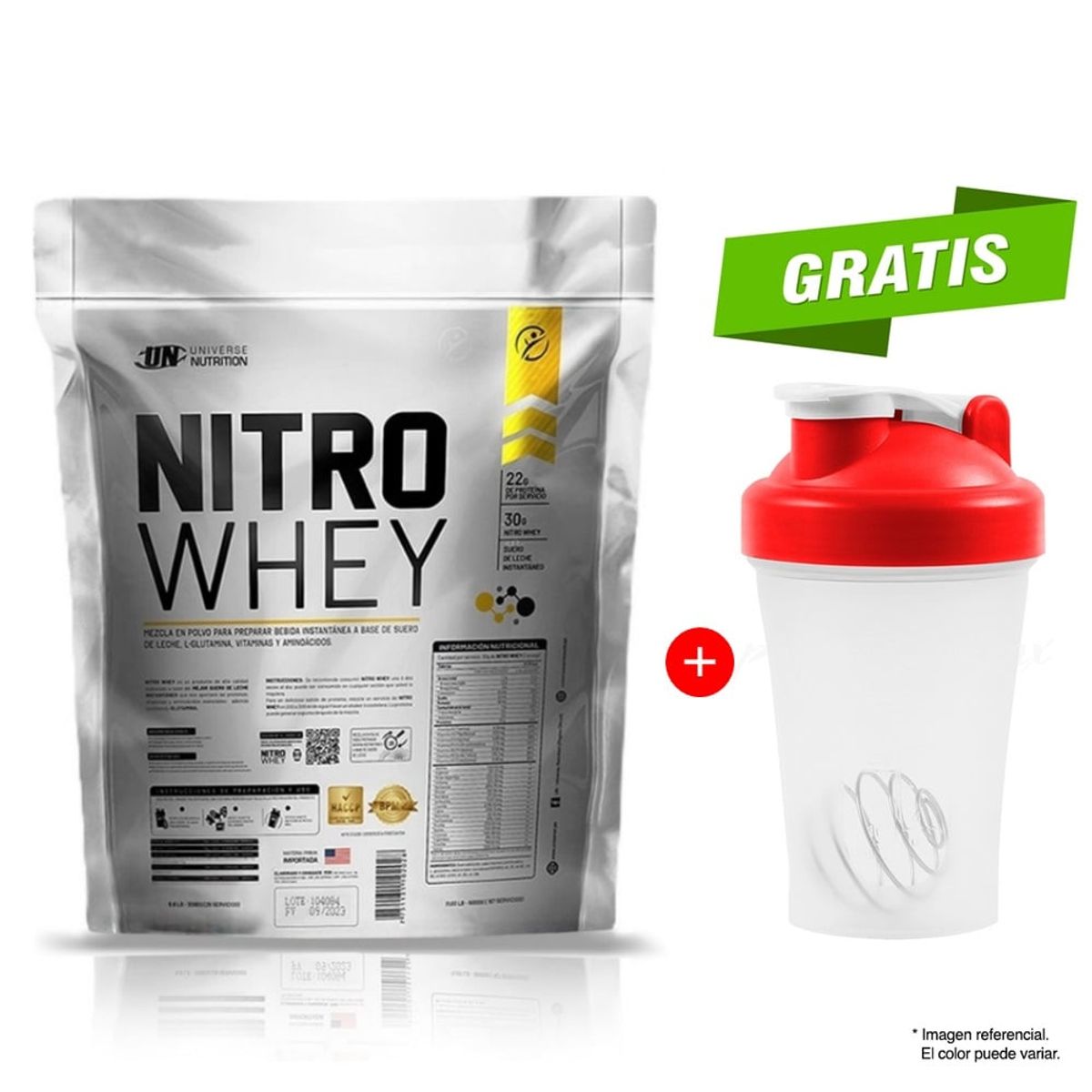Universe Nutrition - Proteína Universe Nutrition Nitro Whey 5 Kg Cookies & Cream