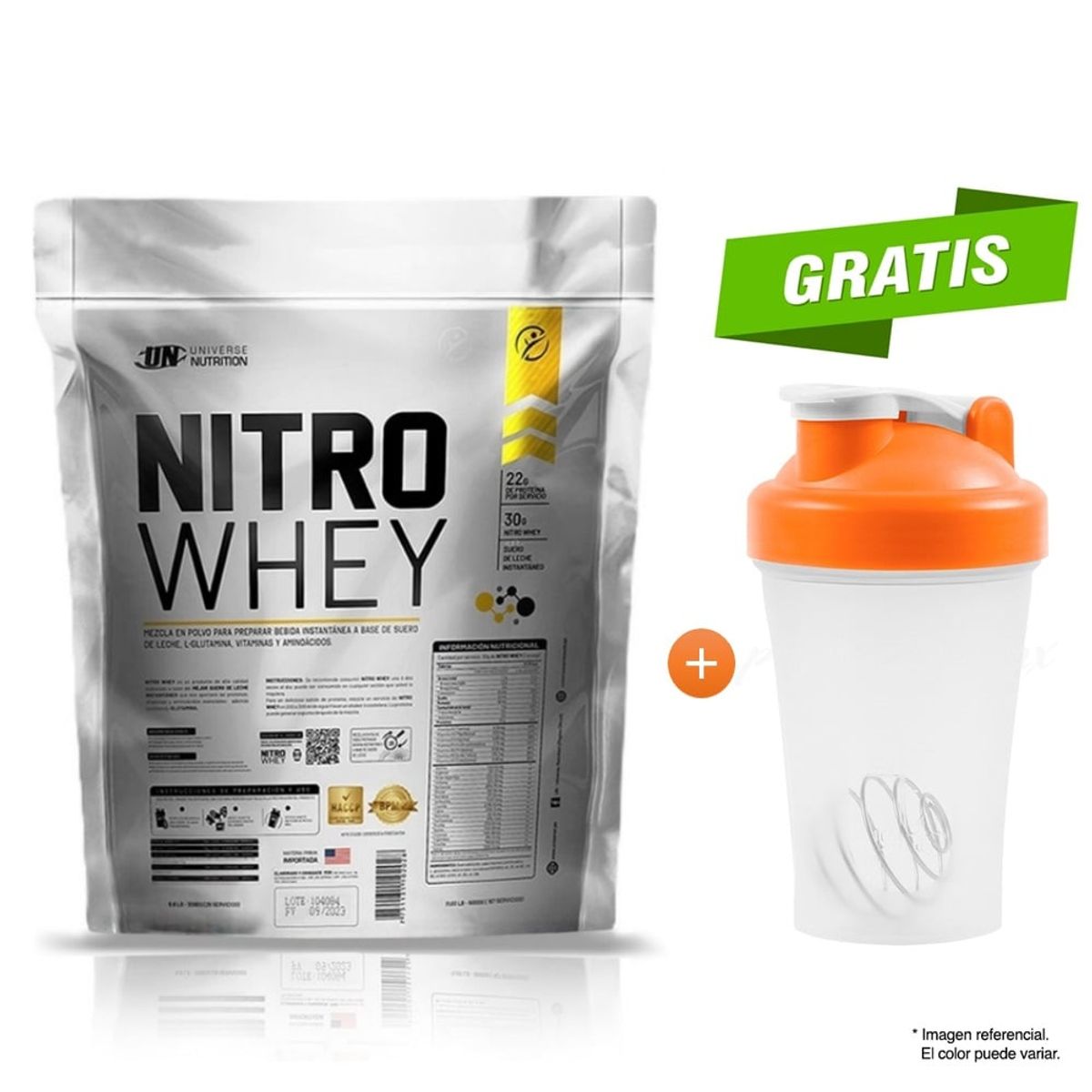 UNIVERSE NUTRITION - NITRO WHEY 5KG SUERO DE LECHE COOKIES AND CREAM