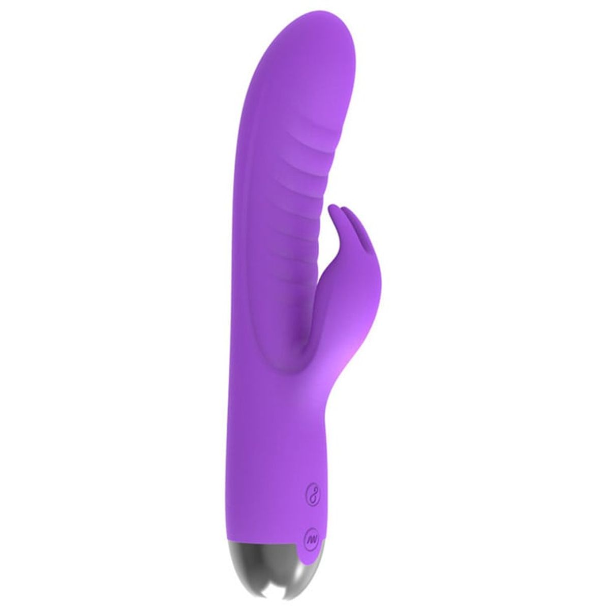 GENERICO - Vibrador conejo estimulador clitoris 10 velocidades-Morado
