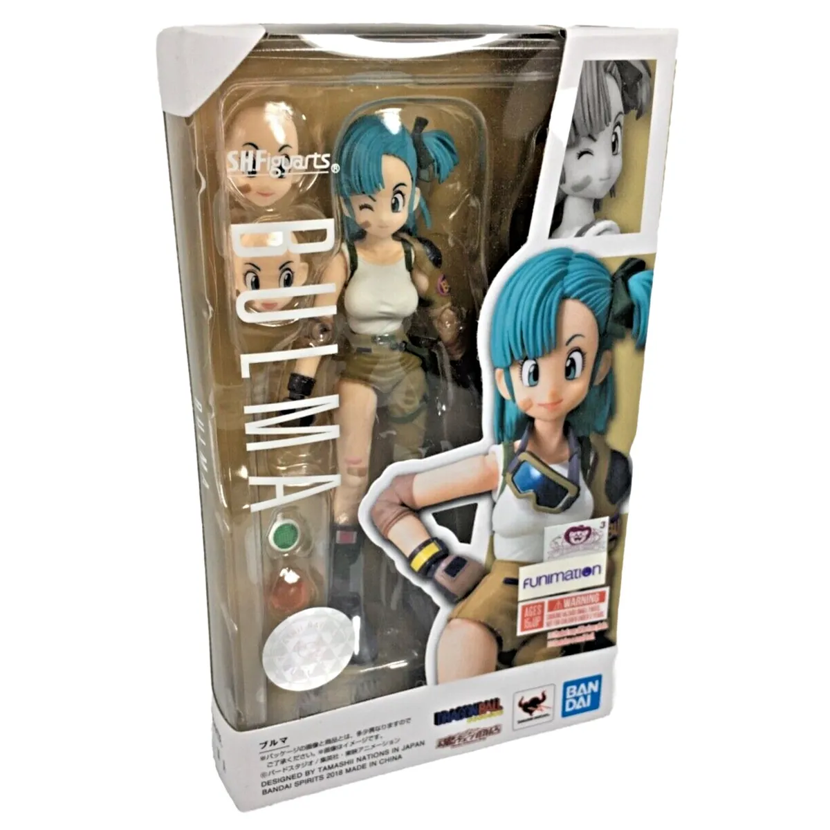 BANDAI - Figura de Accion Dragon Ball SH Figuarts Bulma