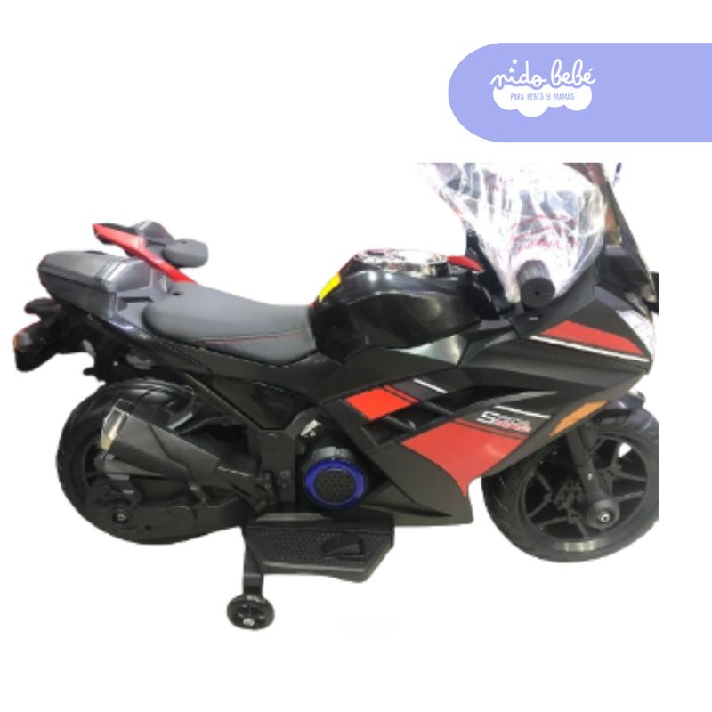 GENERICO - MOTO NINJA NEGRO ROJO