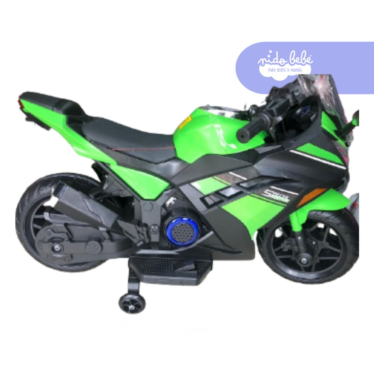 GENERICO - MOTO NINJA VERDE  NEGRO