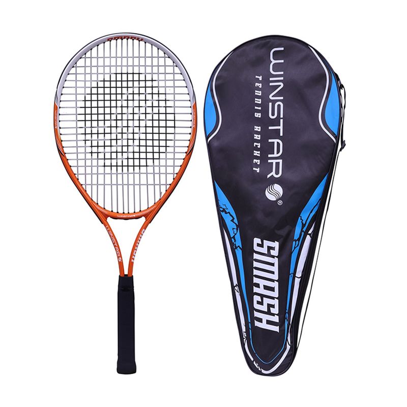 WINSTAR - RAQUETA P/ TENIS ALUMINIO 27" SMASH EMPUÑADURA 4 3/8 NARANJA