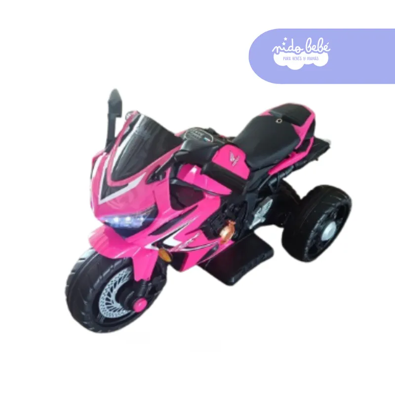 GENERICO - TRIMOTO A BATERIA PEQUEÑA CON  CONTROL ROSA