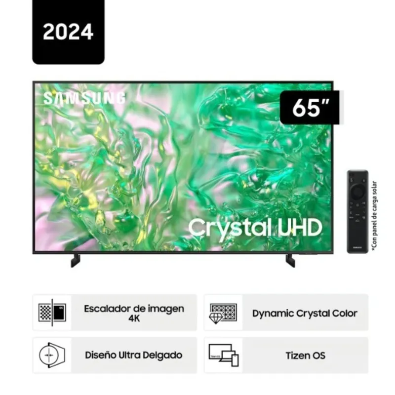 SAMSUNG - Televisor Samsung Crystal Led 65 Smart UHD 4K 65DU8000G