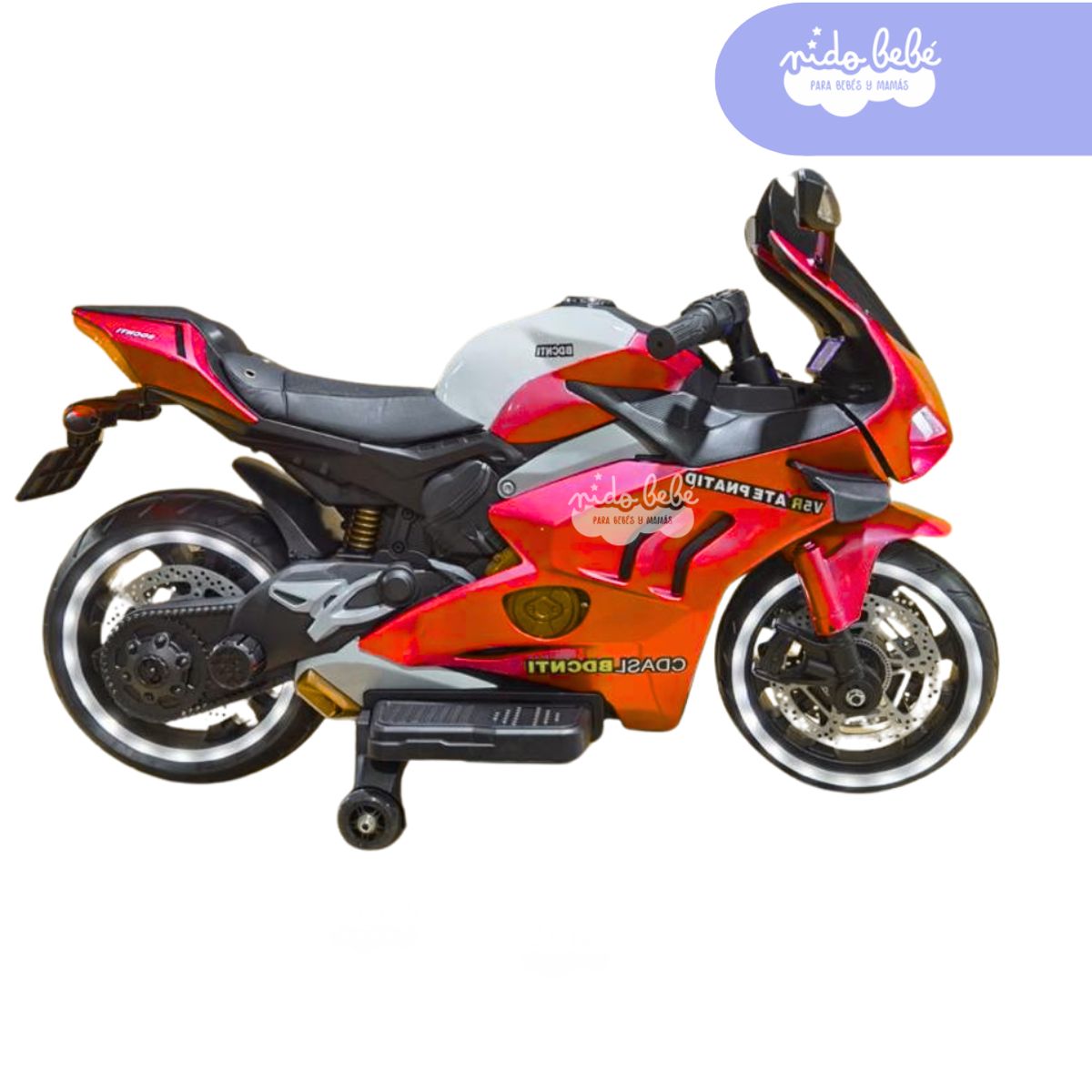 GENERICO - MOTO NINJA PLUS NEGRO ROJO