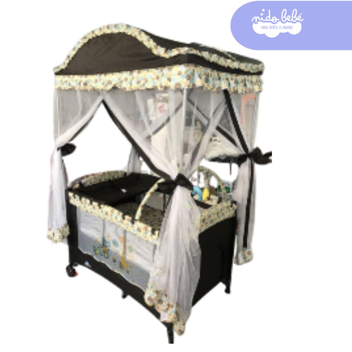 GENERICO - CUNA CASITA MARRON