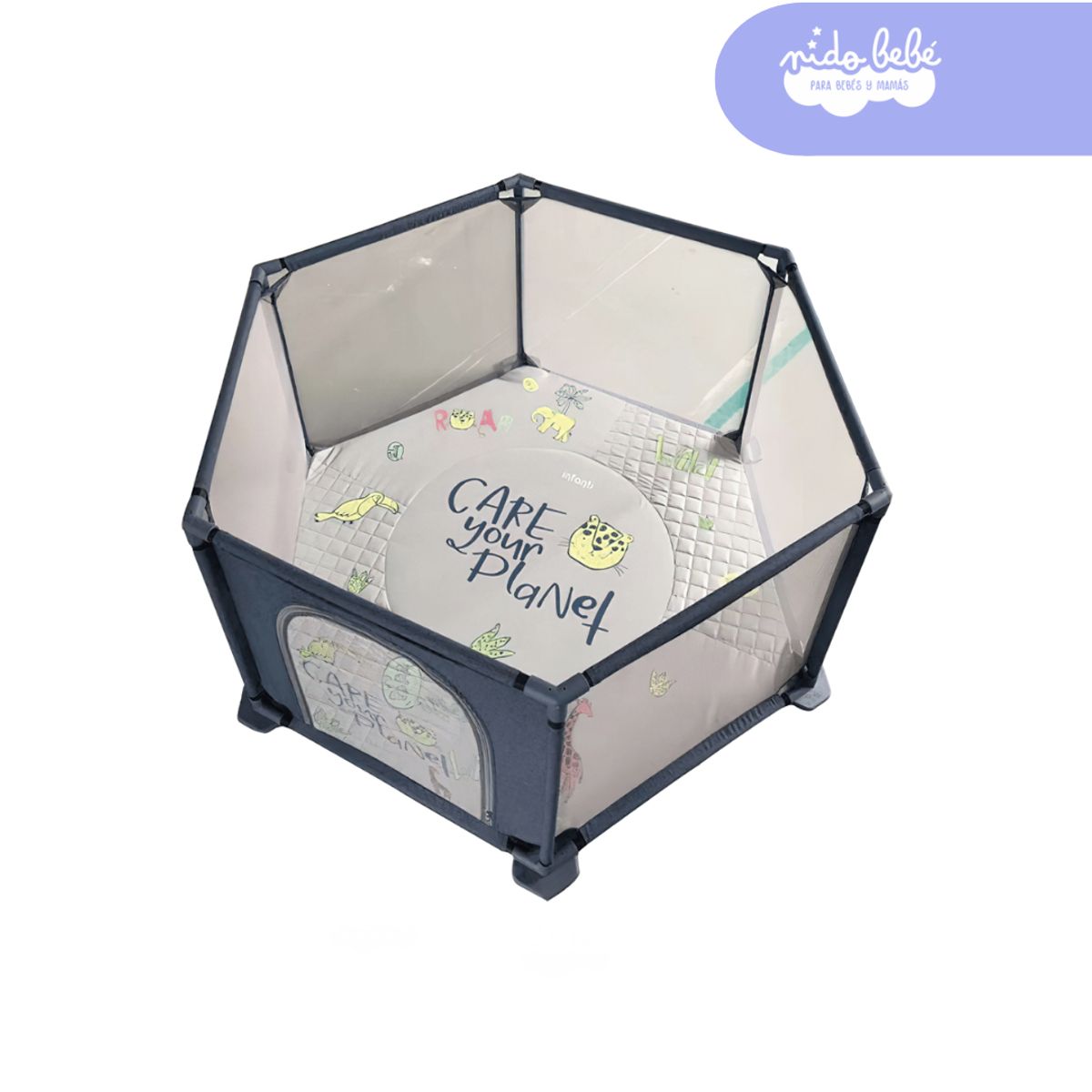 GENERICO - CORRAL TELA CARE YOUR PLANET PLOMO