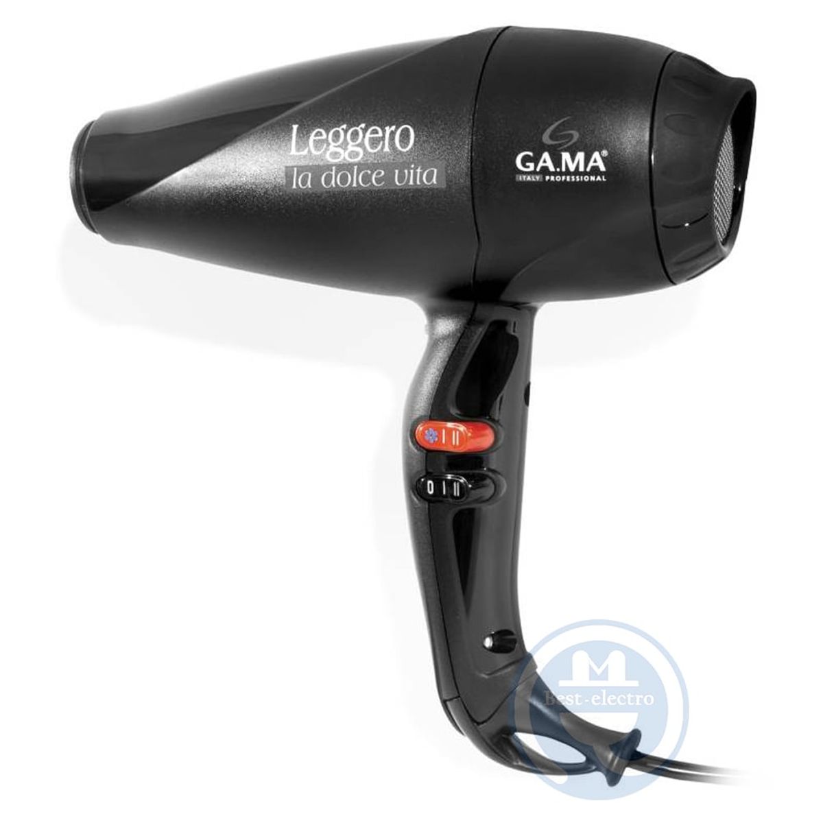 GAMA - Secador Gama Leggero Black Ion BECHD000000849 de 2400 Watts