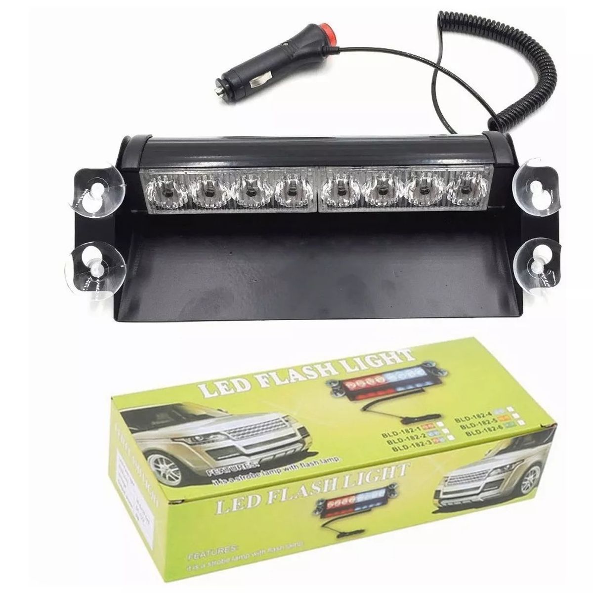 GENERICO - Estrobo Chase Barra Focos Led Estrobos Parabrisas Para Auto