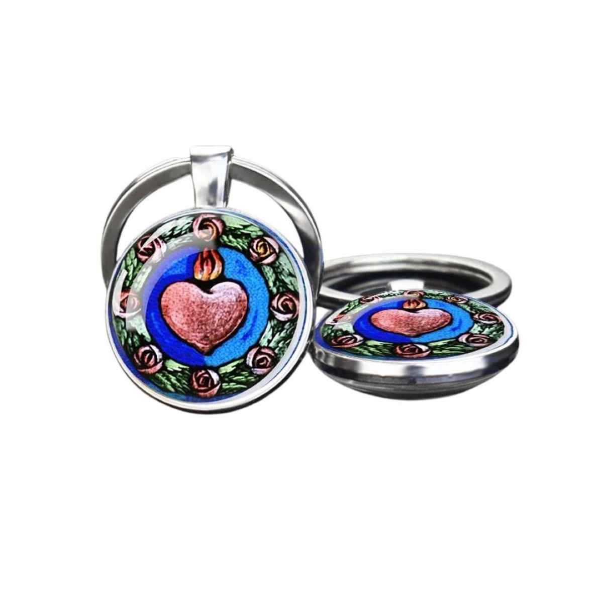 SANTORAL - Llavero Sagrado Corazón - Detente