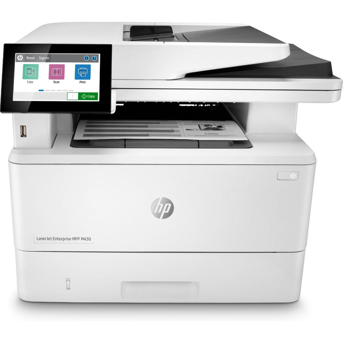 HP - Impresora multifunción HP LaserJet Enterprise M430f