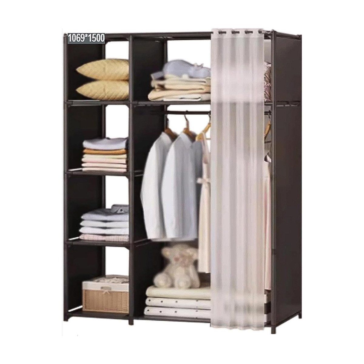 GRETAIL - Perchero Colgador Organizador Estante Ropa WJY09B Negro