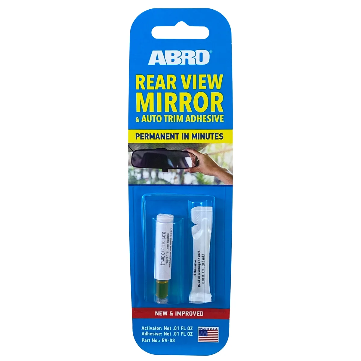 ABRO - ABRO Pegamento para Espejo Retrovisor RV-03