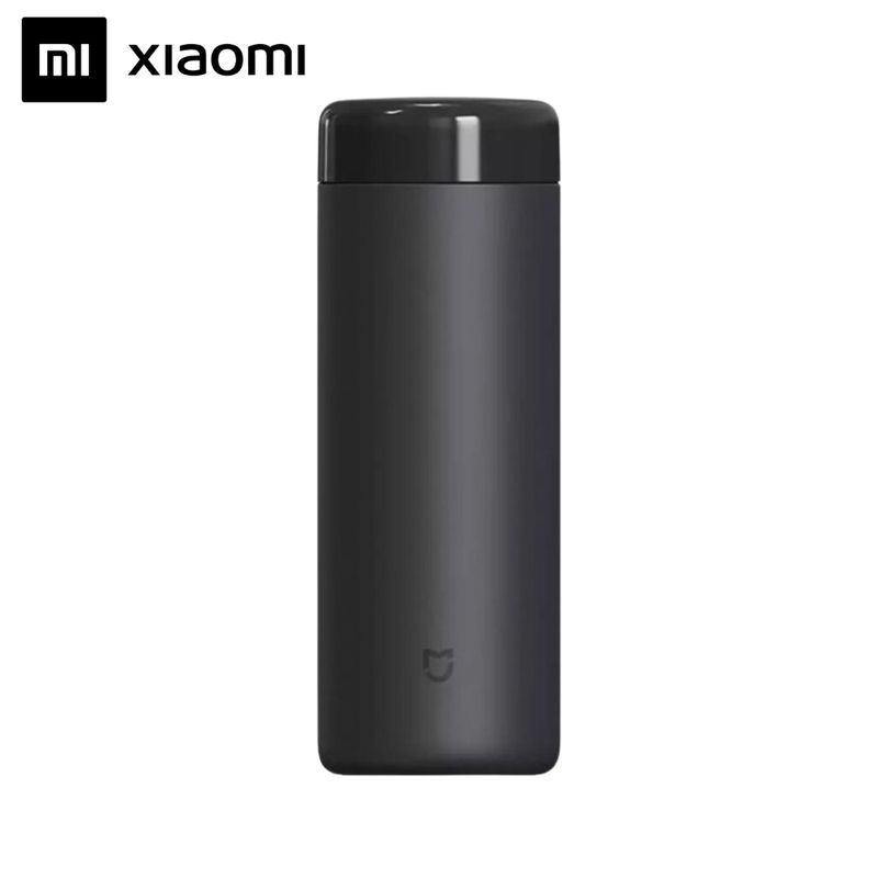 XIAOMI - Termo Portátil Xiaomi Mijia Thermos Pocket Version Negro de 350 mL
