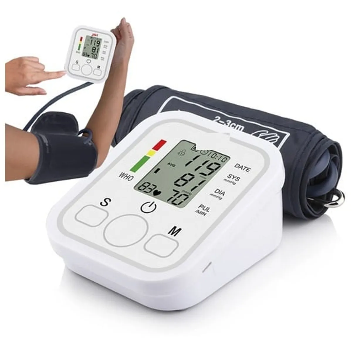 GENERICO - TENSIOMETRO DIGITAL DE BRAZO INCLUYE CABLE USB