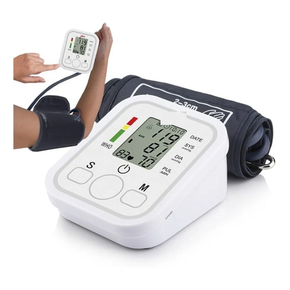 GENERICO - TENSIOMETRO DIGITAL DE BRAZO INCLUYE CABLE USB