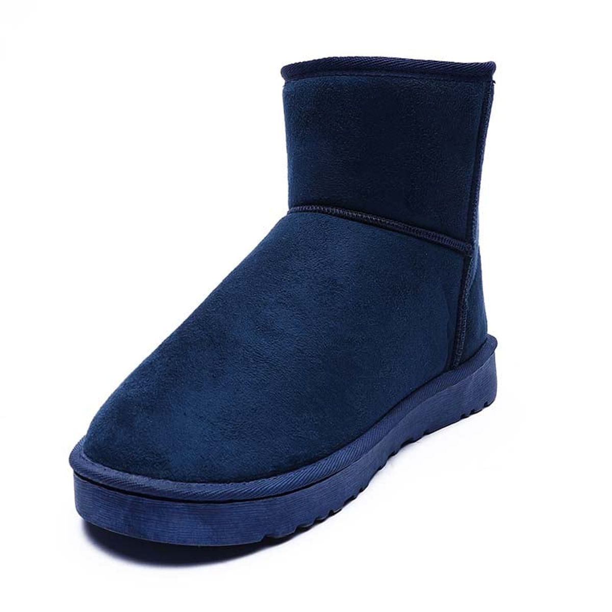 SHANDIAN - Botas mujer con chiporro Invierno Negro