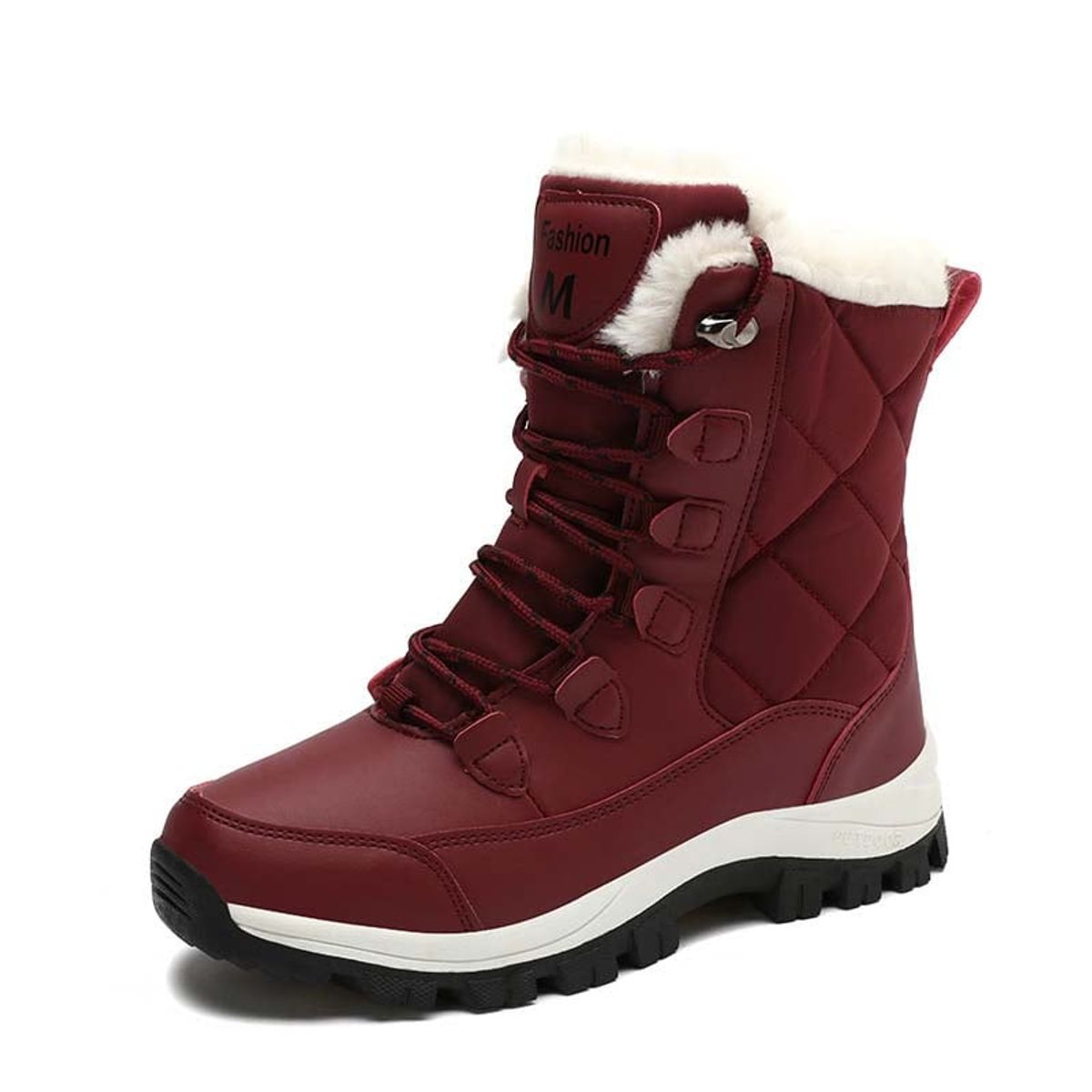 SHANDIAN - Bota temica chiporro mujer zapatos Negro