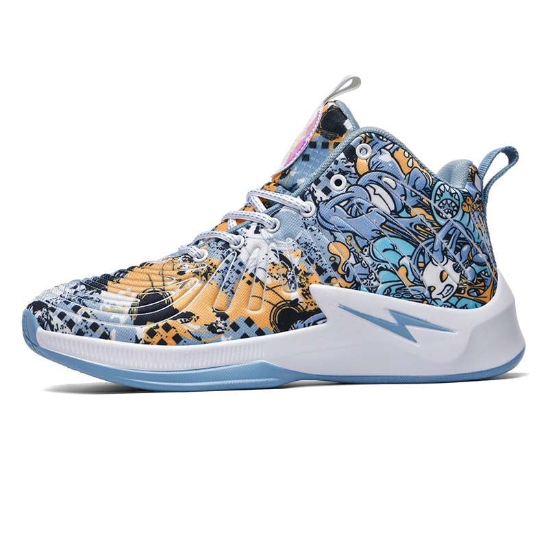 SHANDIAN - Zapatilla Básquetbol Hombre Baloncesto Azul