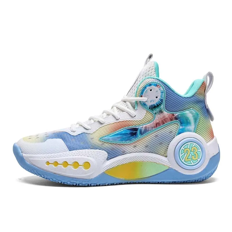 SHANDIAN - Zapatilla Básquetbol Hombre Baloncesto Azul