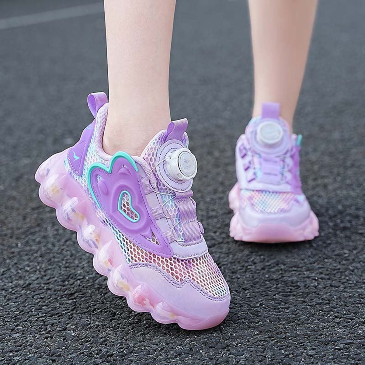 SHANDIAN - Zapatillas Gore Boa Deportiva Ni?os y Ni?as Rosa